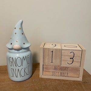 New Rae dunn gnome snacks canister